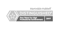 Martindale-Hubbell Distiguished Peer Rating Badge
