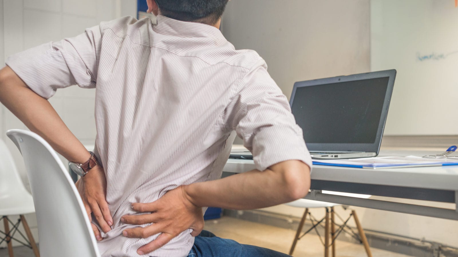 Lower Back Pain Stock Photo