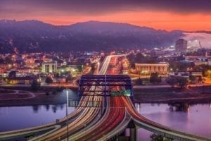 Charleston, West Virginia, USA Skyline