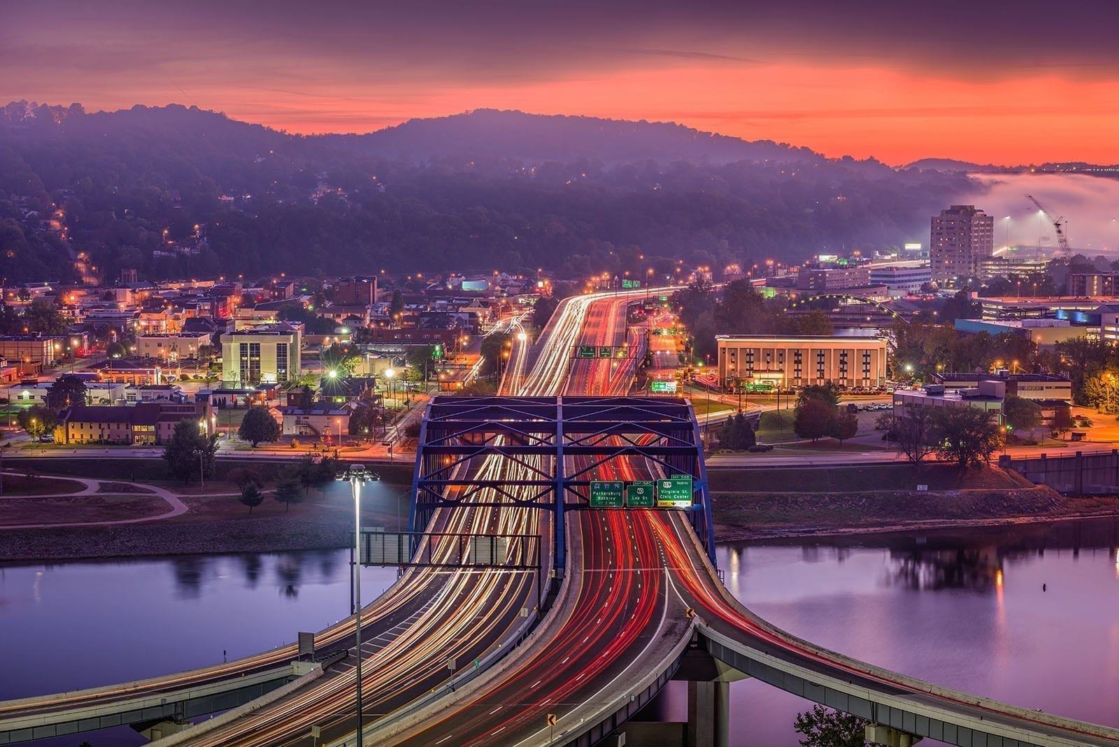 Charleston, West Virginia, USA Skyline