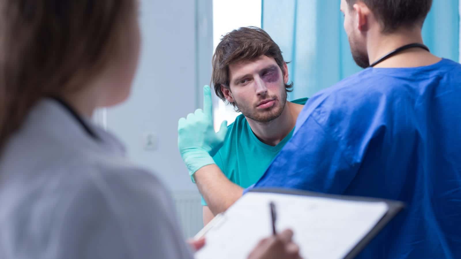 Male Patient Stock Photo