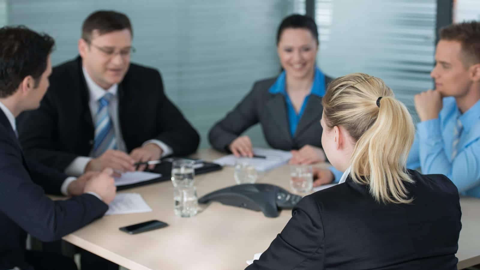 Lawyer Meeting Stock Photo