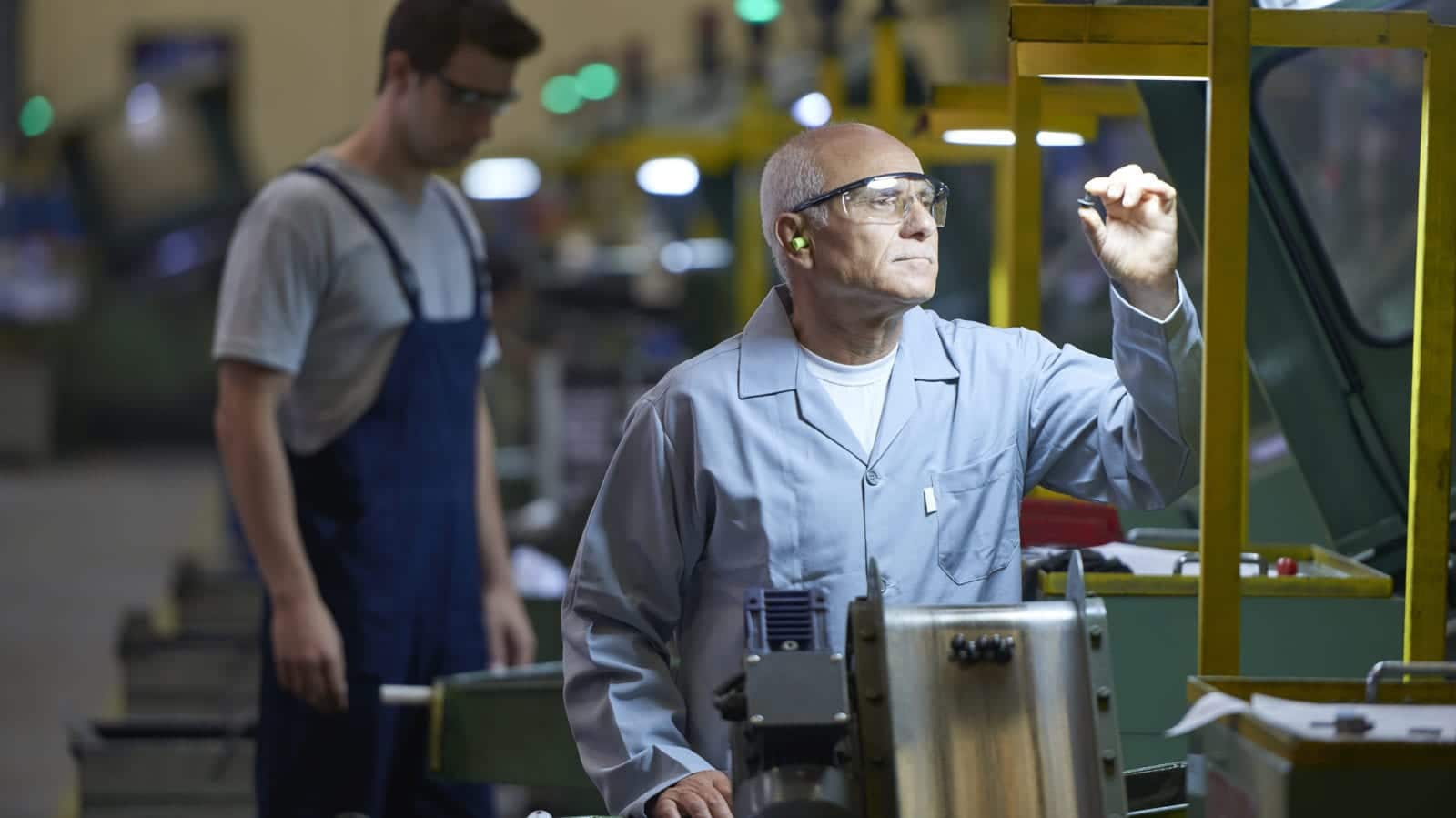 Factory Worker Stock Photo