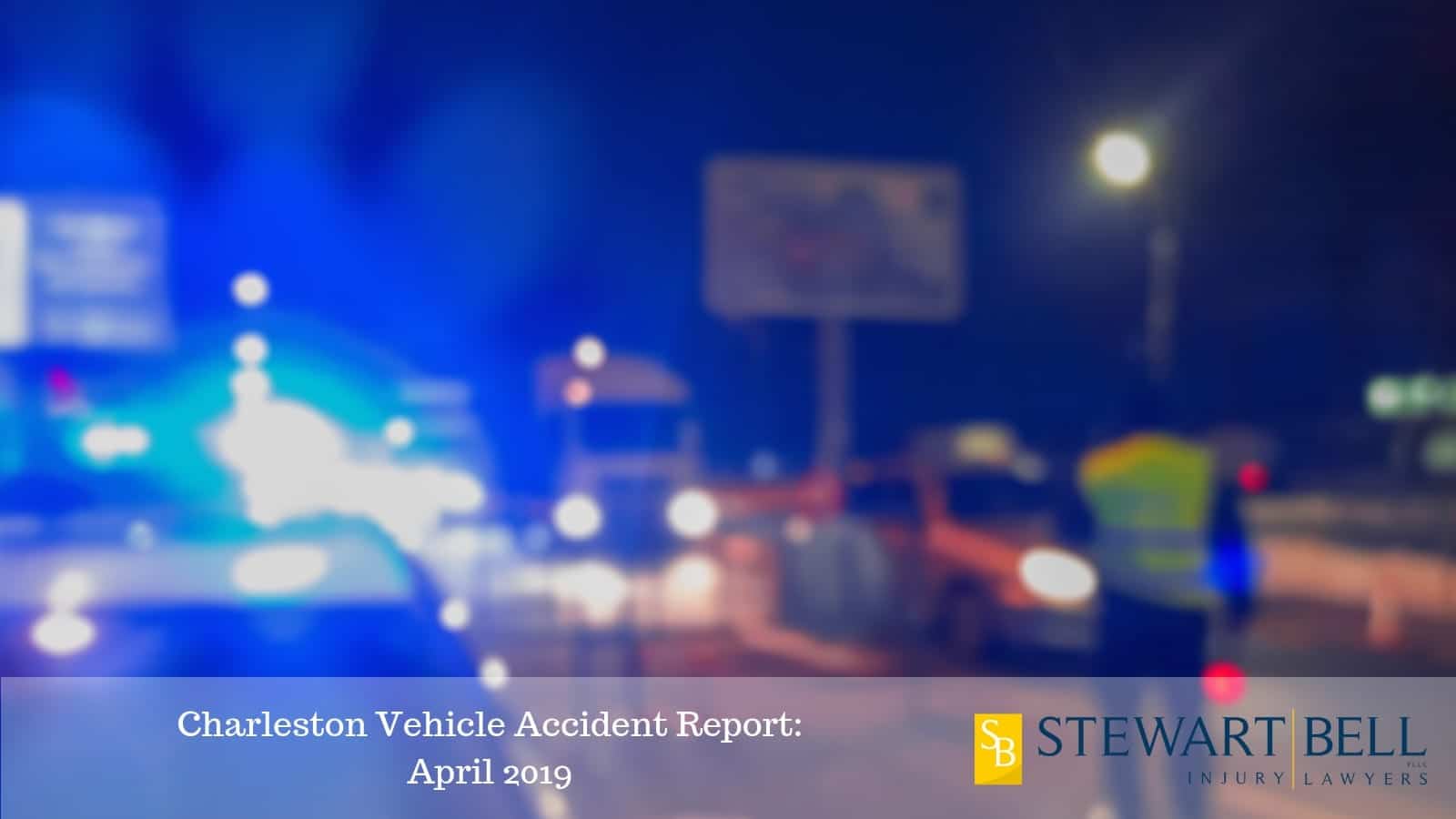 Car Accident At Night Stock Photo