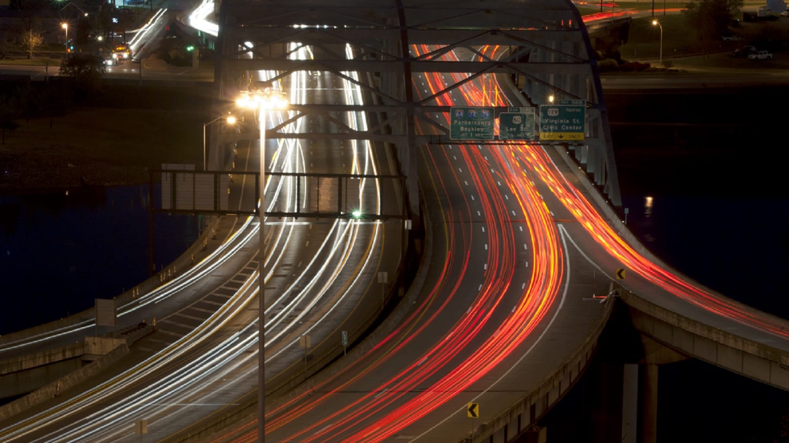 West-Virginia-Highway-At-Night