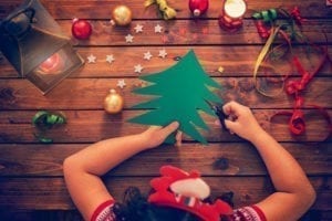 child-making-christmas-cards