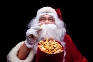 santa-eating-popcorn