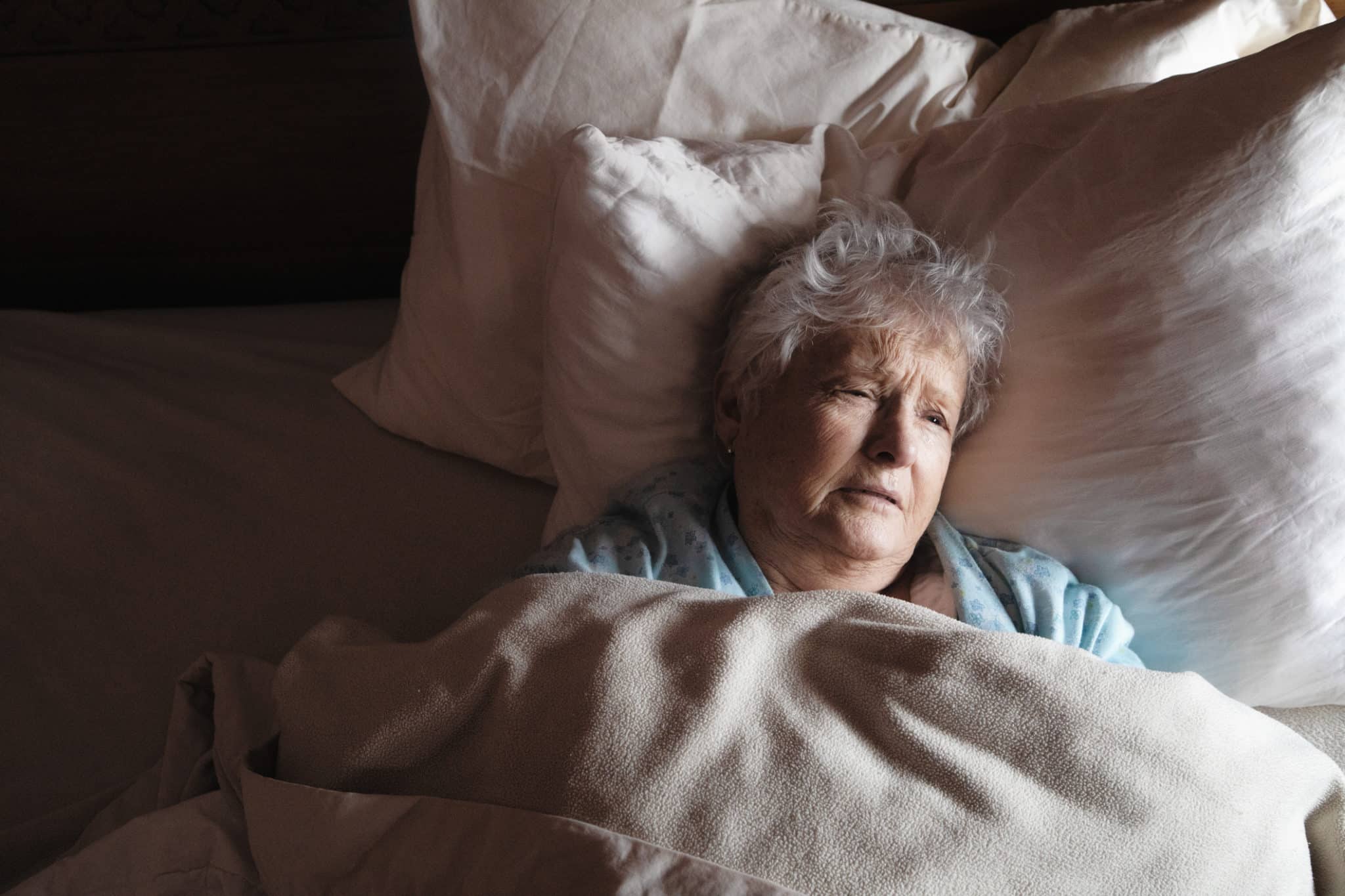An elderly woman suffering neglect in her Charleston, WV, nursing home